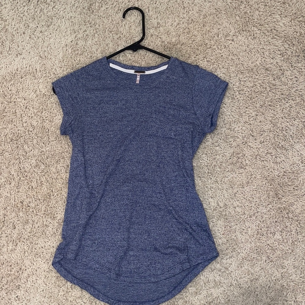 Blue Top with shirt pocket
